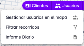Location users button